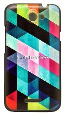 Накладка для HTC One X  S720e  "Ромби" (пластик)-0